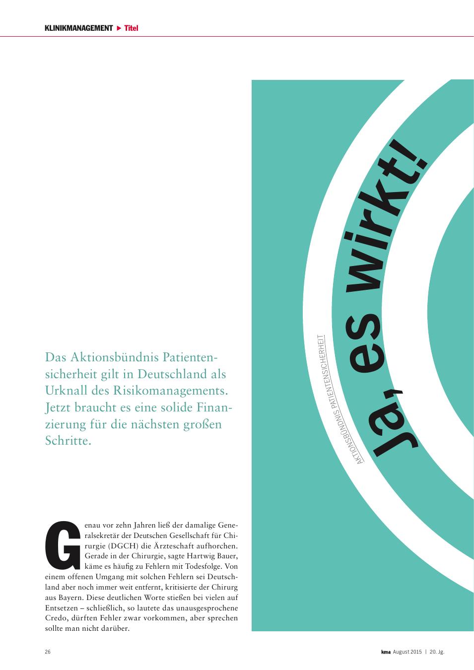 Vorschauseite 1: Ja, es wirkt!