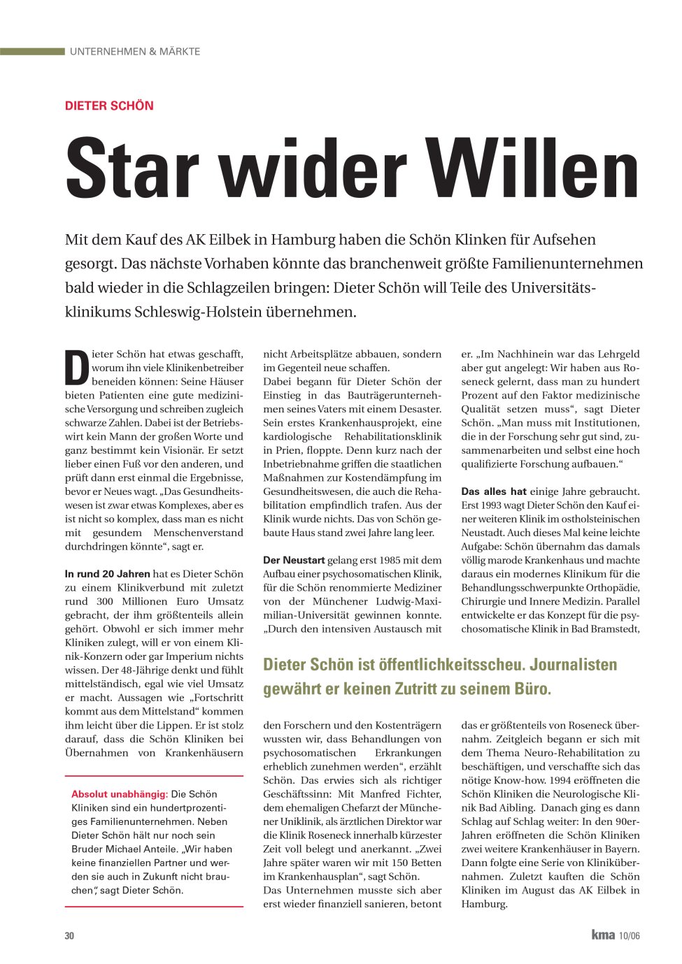 Vorschauseite 1: Star wider Willen