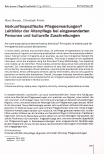 Vorschauseite 1: Herkunftsspezifische Pflegeerwartungen? Leitbilder der Altenpflege bei eingewanderten Personen und kulturelle Zuschreibungen