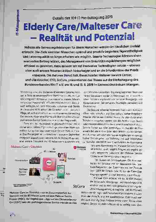 Vorschauseite 1: Elderly Care/Malteser Care - Realfc® und Ps&sffiM