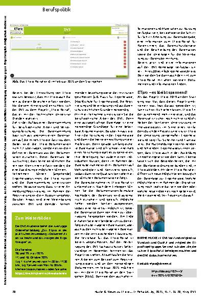 Vorschauseite 3: Es bleibt spannend! Neues zu ETpro