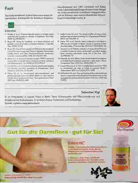 Vorschauseite 4: Endocannabinoid-Mangel bei Reizdarm beachten