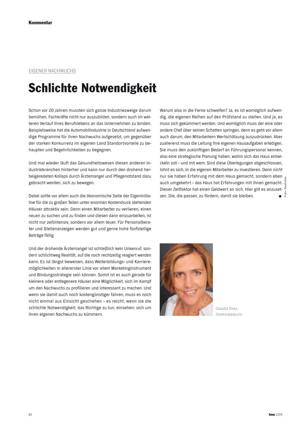Vorschauseite 1: Schlichte Notwendigkeit
