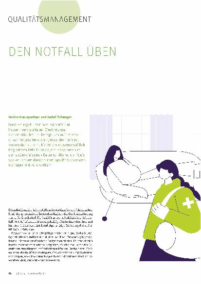 Vorschauseite 1: Den Notfall üben