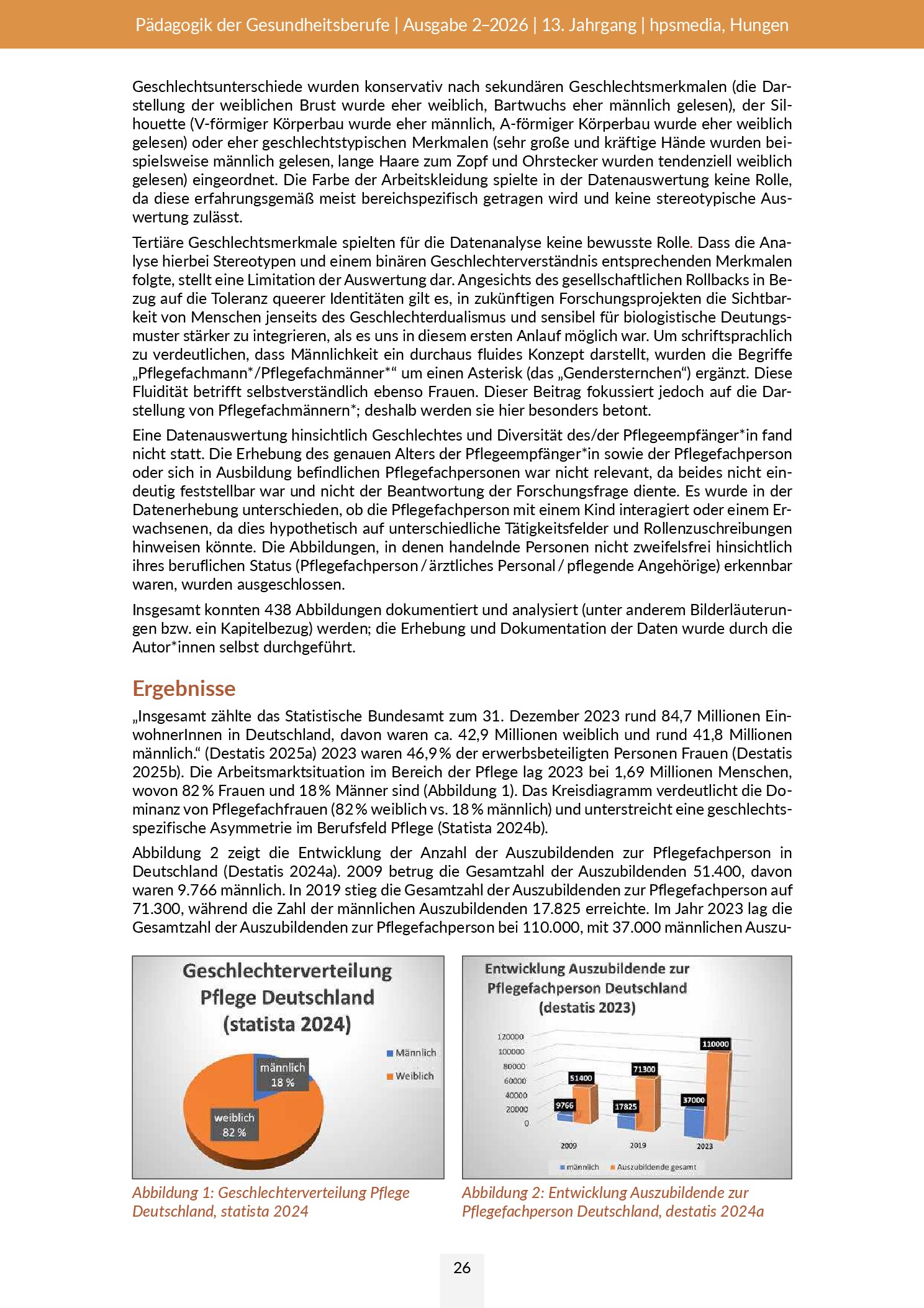 Vorschauseite 4: Ein Bild von einem Mann. Die bildliche Darstellung der Geschlechter in Pflegelehrbüchern