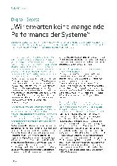 Vorschauseite 1: Digital-Gesetz „Wir erwarten keine mangelnde Performance der Systeme“