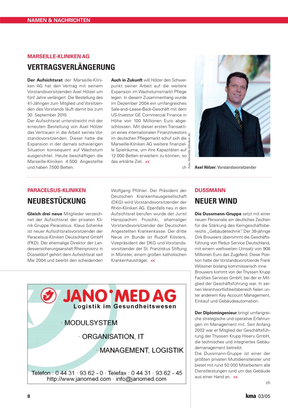 Vorschauseite 1: Neuer Wind