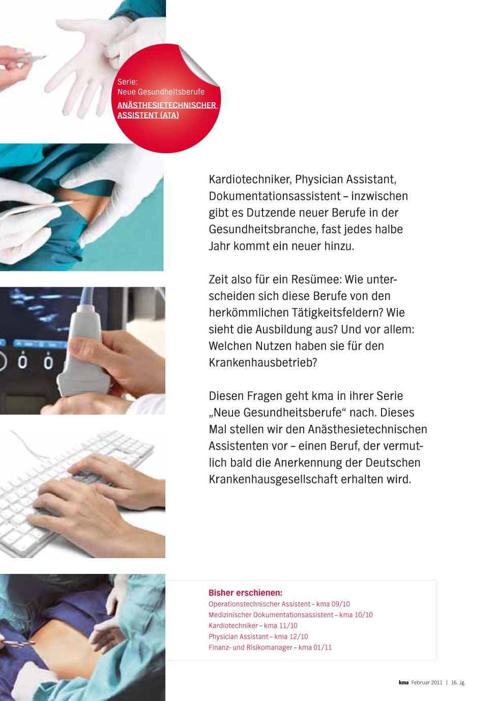 Vorschauseite 1: Der beste Freund des Anästhesisten