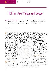 Vorschauseite 1: KI in der Tagespflege