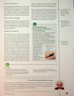 Vorschauseite 4: Sauger im Einsatz Blutegeltherapie bei Arthrose