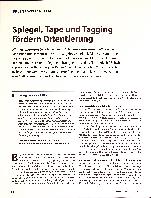 Vorschauseite 1: Spiegel, Tape und Tagging fördern Orientierung