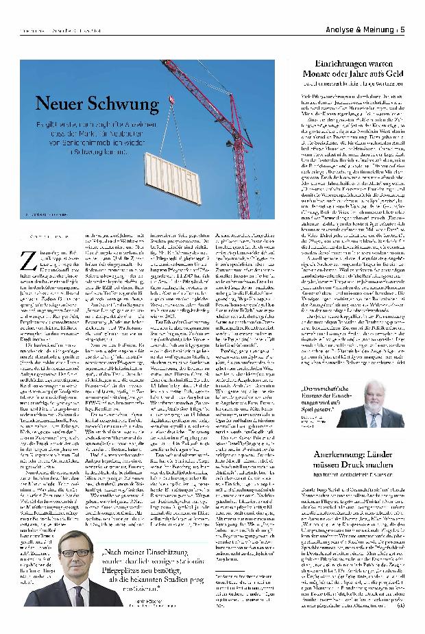 Vorschauseite 1: Corrected: Neuer Schwung