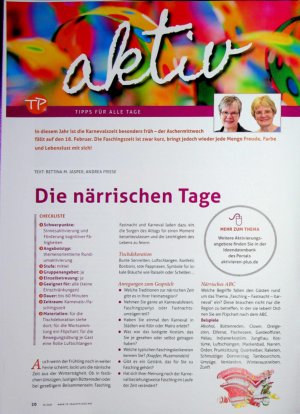 Vorschauseite 1: Die närrischen Tage