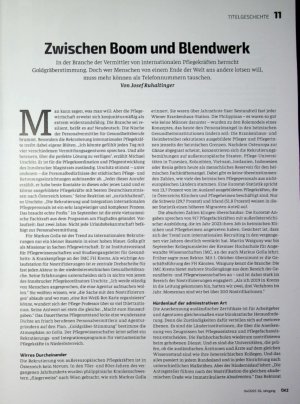 Vorschauseite 2: Zwischen Boom und Blendwerk