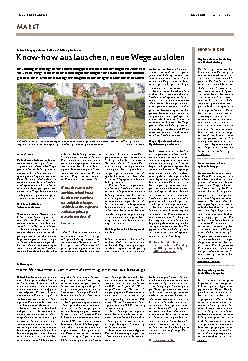 Vorschauseite 1: Know-how austauschen, neue Wege ausloten
