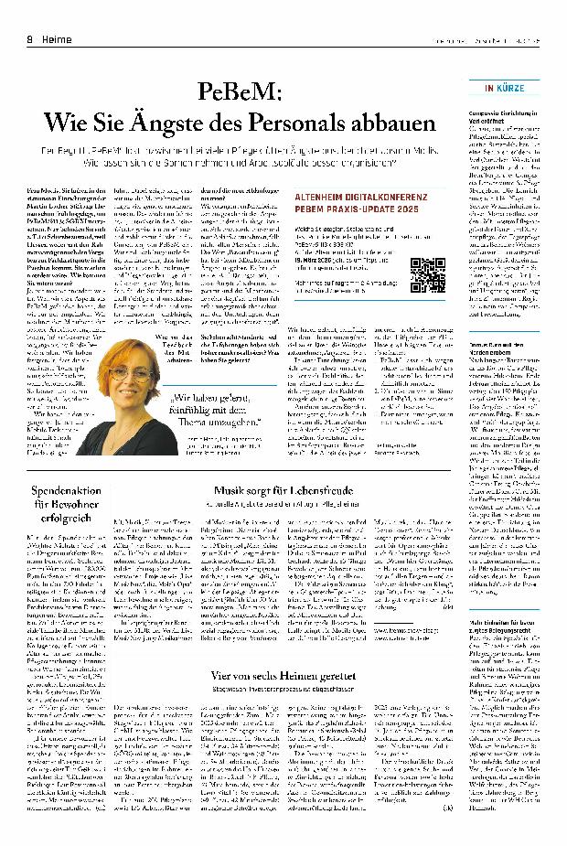 Vorschauseite 1: PeBeM: • • Wie Sie Ängste des Personals abbauen
