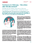 Vorschauseite 1: Ärztinnen in Führung – Marathon oder Hindernislauf?
