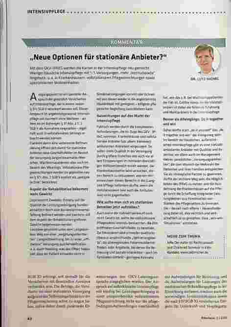Vorschauseite 3: Neues Gesetz, neue Chance?
