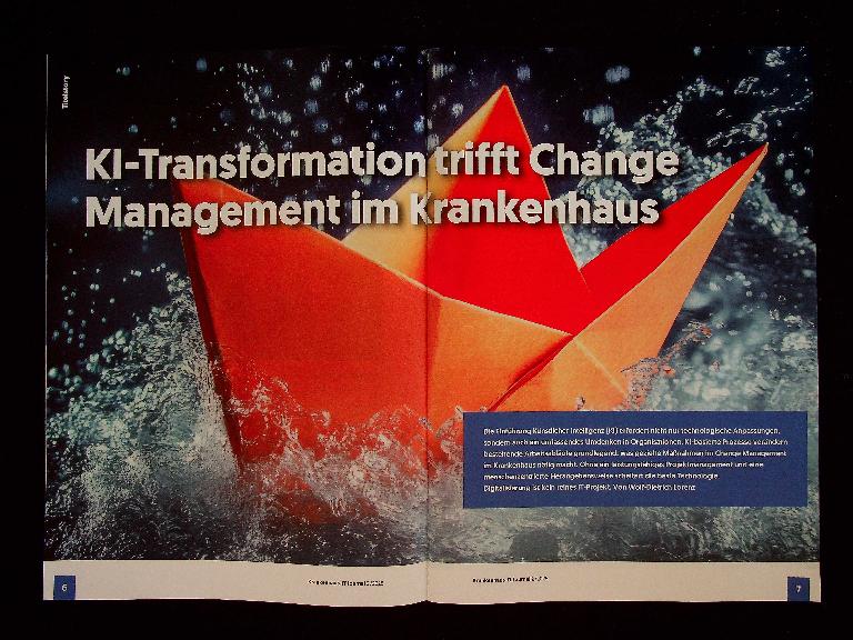 Vorschauseite 2: KI-Transformation trifft Change Management im Krankenhaus