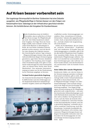 Vorschauseite 1: Auf Krisen besser vorbereitet sein