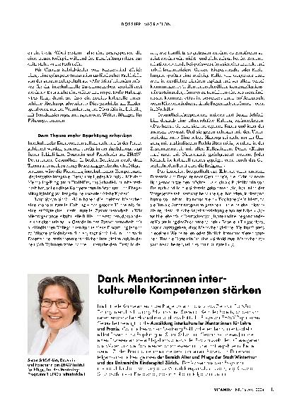 Vorschauseite 3: "Wir alle tragen unsere kulturelle Brille."