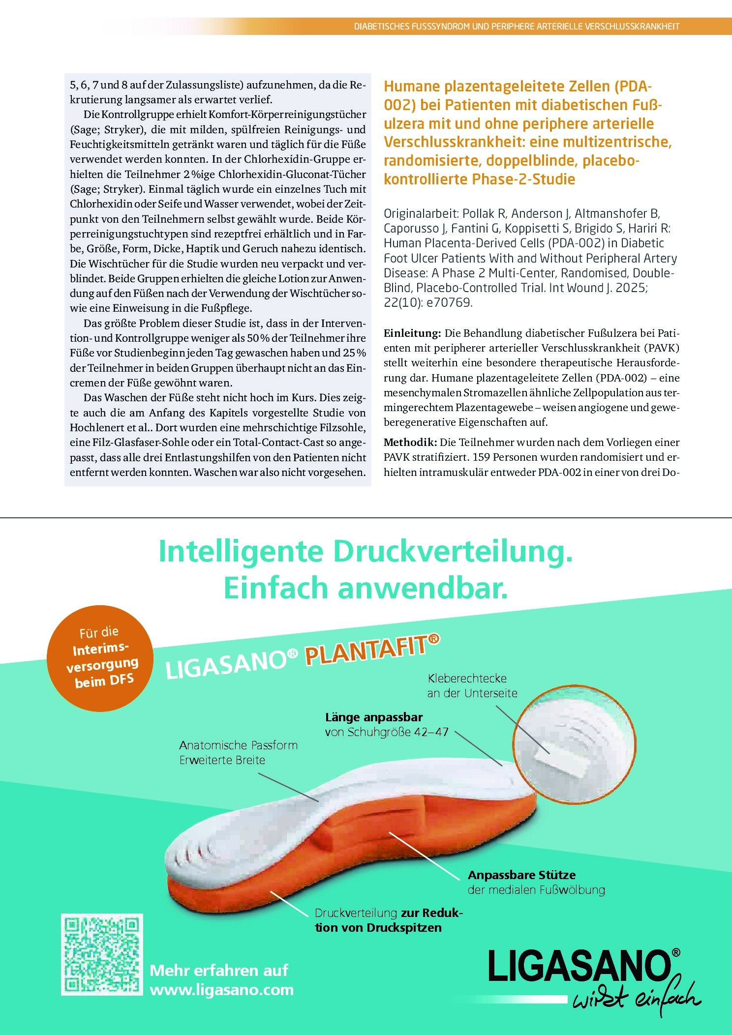 Vorschauseite 4: Diabetisches Fußsyndrom und periphere arterielle Verschlusskrankheit