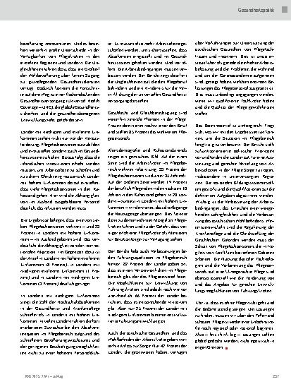 Vorschauseite 2: State of the World‘s Nursing Spotlight auf die Pflege