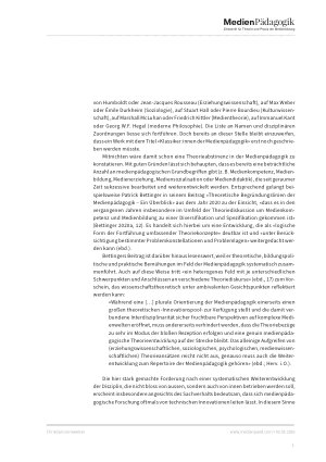 Vorschauseite 3: Zwischen Theorie und Praxis Diskursiv-praktische Leitlinien medienpädagogischen Handelns