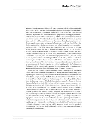 Vorschauseite 4: Zwischen Theorie und Praxis Diskursiv-praktische Leitlinien medienpädagogischen Handelns