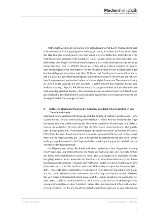 Vorschauseite 5: Zwischen Theorie und Praxis Diskursiv-praktische Leitlinien medienpädagogischen Handelns