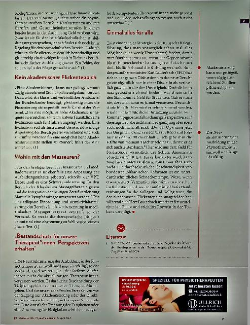 Vorschauseite 2: Heute schon „hochkompetent“ reicht nicht mehr. Der VPT positioniert sich zum geplanten Berufsgesetz.