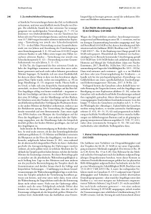 Vorschauseite 4: Unterbringung in der Sicherungsverwahrung; Berücksichtigungsfähigkeit im Rahmen der Strafzumessung
