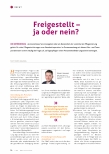 Vorschauseite 1: Freigestellt - ja oder nein?