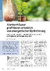 Vorschauseite 1: Krankenhäuser profitieren erheblich von energetischer Optimierung.