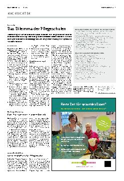 Vorschauseite 1: Das Dilemma der Pflegeschulen