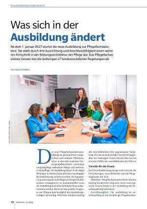 Vorschauseite 1: Was sich in der Ausbildung ändert