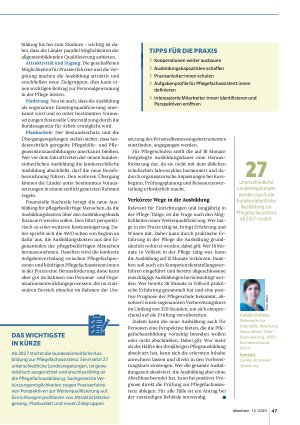 Vorschauseite 2: Was sich in der Ausbildung ändert