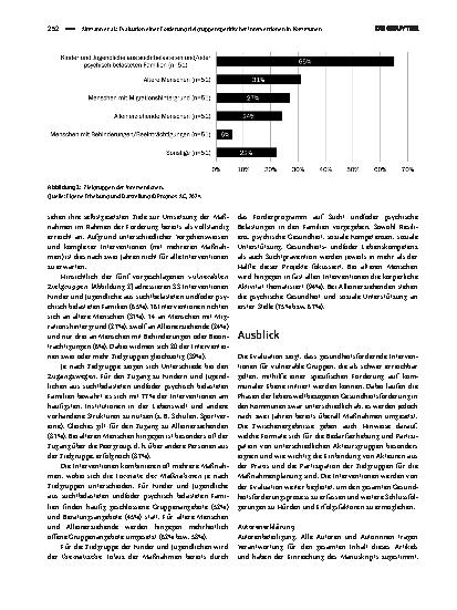 Vorschauseite 3: Evaluation einer Förderung zielgruppenspezifischer Interventionen in Kommunen