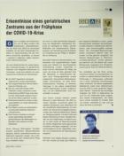 Vorschauseite 1: Erkenntnisse eines geriatrischen Zentrums aus der Frühphase der COVID-19-Krise