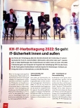 Vorschauseite 1: KH-IT-Herbsttagung 2022: So geht IT-Sicherheit innen und außen