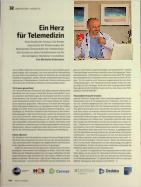 Vorschauseite 1: Ein Herz für Telemedizin