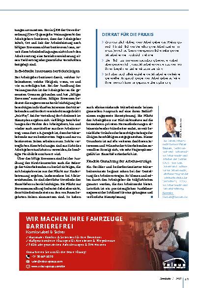 Vorschauseite 2: Mit Fingerspitzengefühl: Mitarbeiterinteressen und Dienstplanung