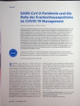 Vorschauseite 1: SARS-CoV-2-Pandemie und die Rolle der Krankenhausapotheke im COVID-19-Management