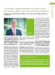 Vorschauseite 1: „Die privaten Pflegeeinrichtungen sind erfahren darin, internationale Kräfte schnell und nachhaltig zu integrieren.“