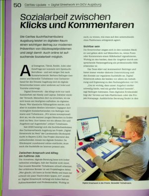 Vorschauseite 1: Sozialarbeit zwischen Klicks und Kommentaren