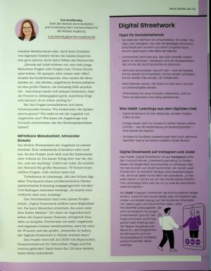 Vorschauseite 2: Sozialarbeit zwischen Klicks und Kommentaren