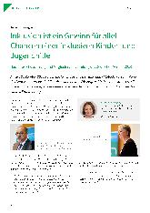 Vorschauseite 1: Inklusion ist ein Gewinn für alle! - Chancen einer inklusiven Kinderund Jugendhilfe