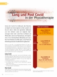 Vorschauseite 1: "Long und Post-Covid in der Physiotherapie"
