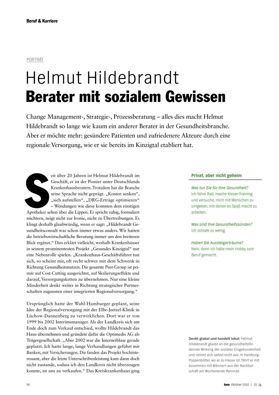 Vorschauseite 1: Berater mit sozialem Gewissen
