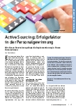 Vorschauseite 1: Active Sourcing: Erfolgsfaktor in der Personalgewinnung